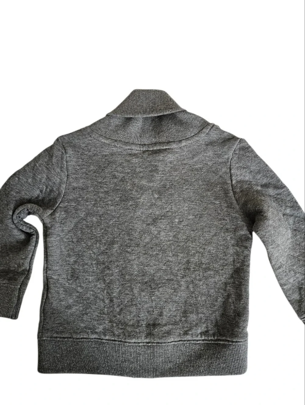 Carter's NWT Gray Shawl-Collar Cardigan with Red Truck Detail, 9 Months